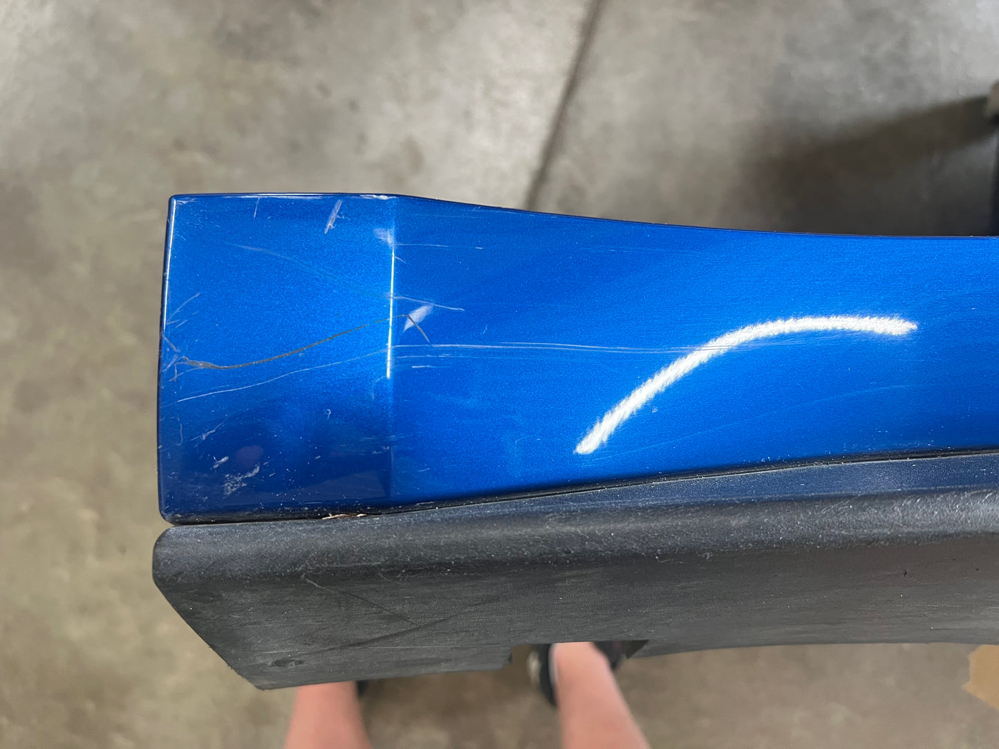 2015-2022 Mustang GT V6 LH Side Skirt Molding Driver Side Blue N6
