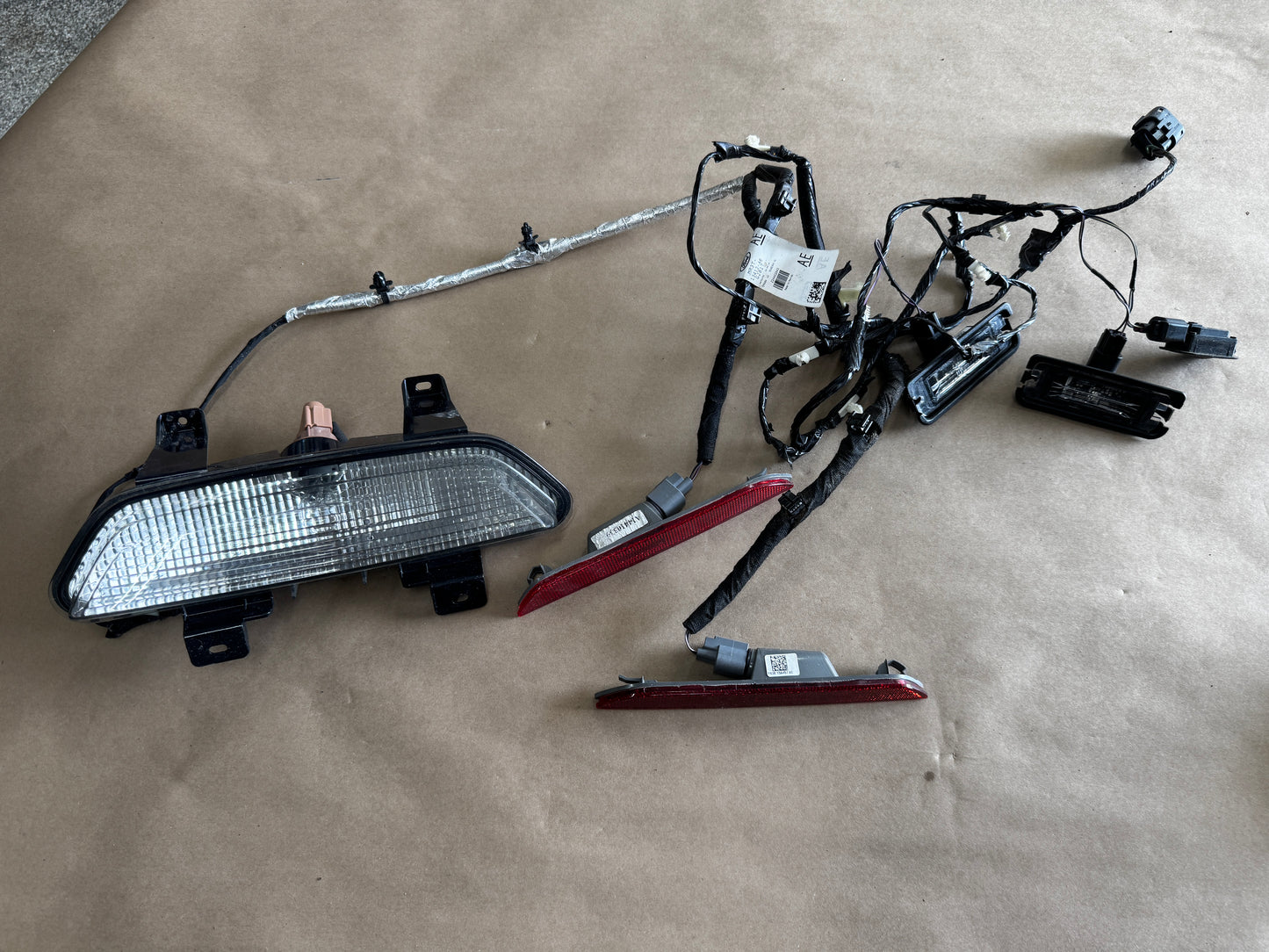 2018-2023 Ford Mustang GT Rear Bumper Wiring Harness Non Parking Sensors OEM