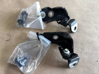 2015-2023 Ford Mustang GT GT500 GT350 Door Hinges RH Passenger Upper Lower Black