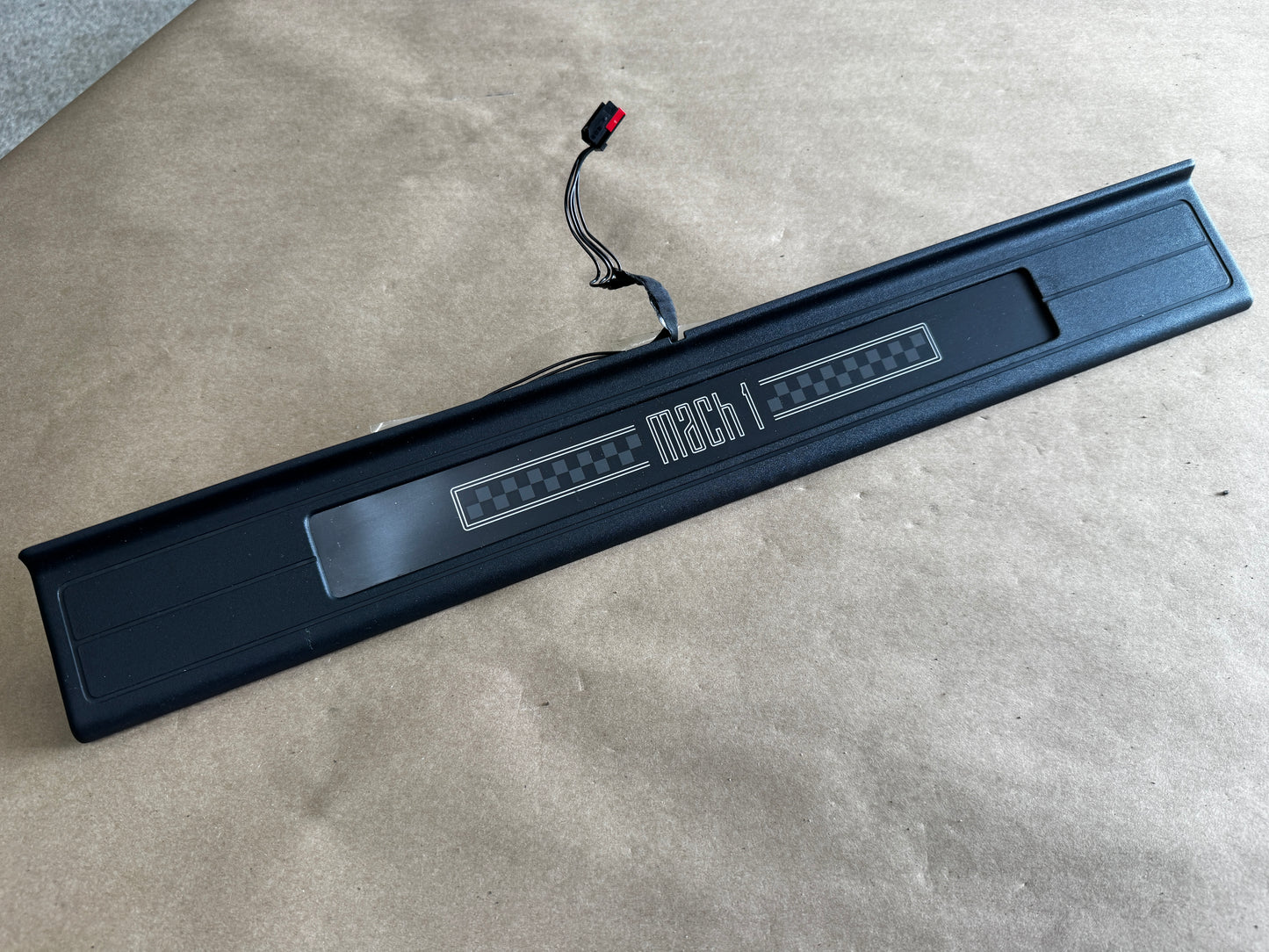 2021-2023 Ford Mustang Mach One My Color Sill/Scuff Plates Interior Trim Black