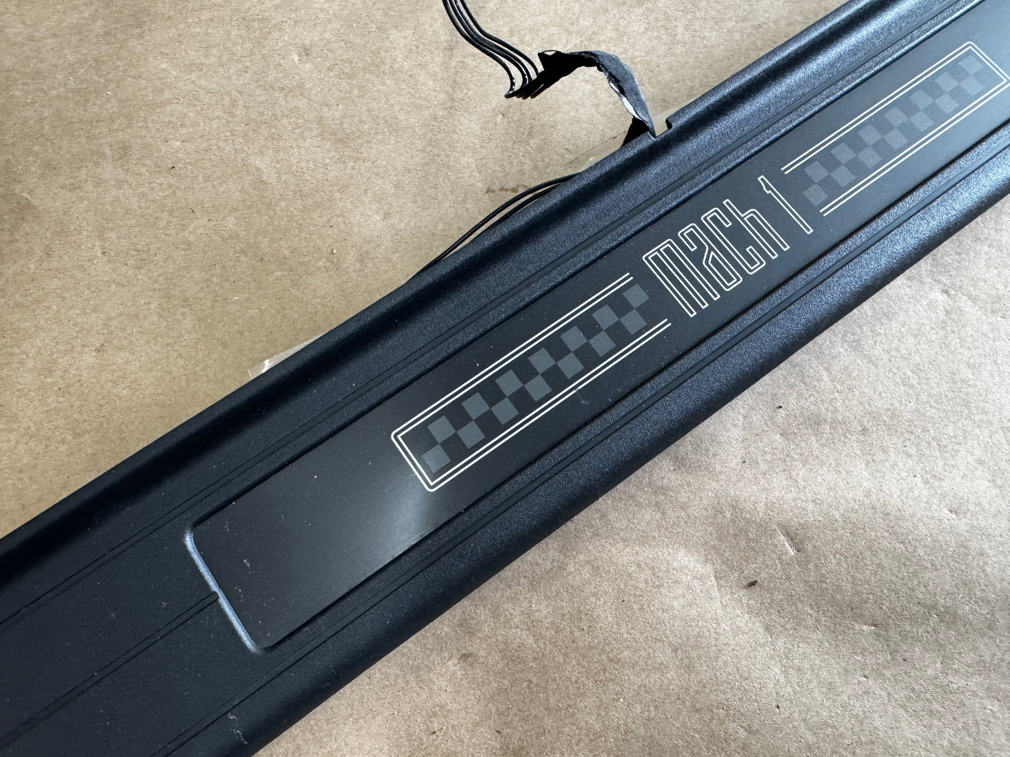 2021-2023 Ford Mustang Mach One My Color Sill/Scuff Plates Interior Trim Black