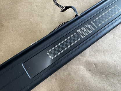 2021-2023 Ford Mustang Mach One My Color Sill/Scuff Plates Interior Trim Black