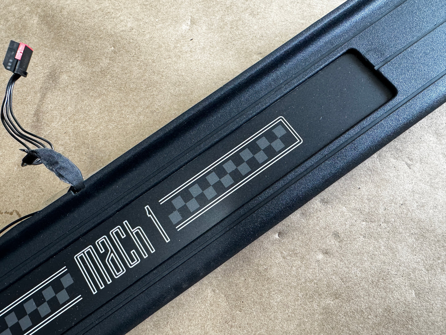 2021-2023 Ford Mustang Mach One My Color Sill/Scuff Plates Interior Trim Black