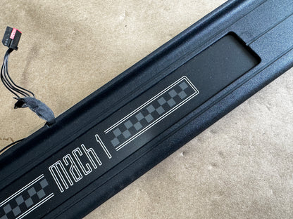 2021-2023 Ford Mustang Mach One My Color Sill/Scuff Plates Interior Trim Black