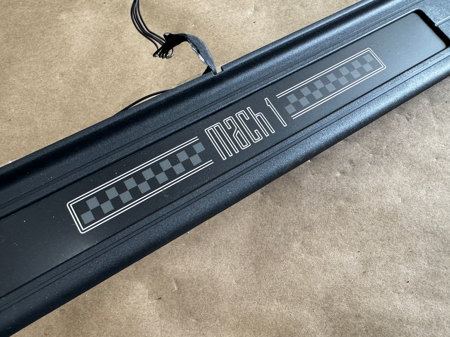 2021-2023 Ford Mustang Mach One My Color Sill/Scuff Plates Interior Trim Black