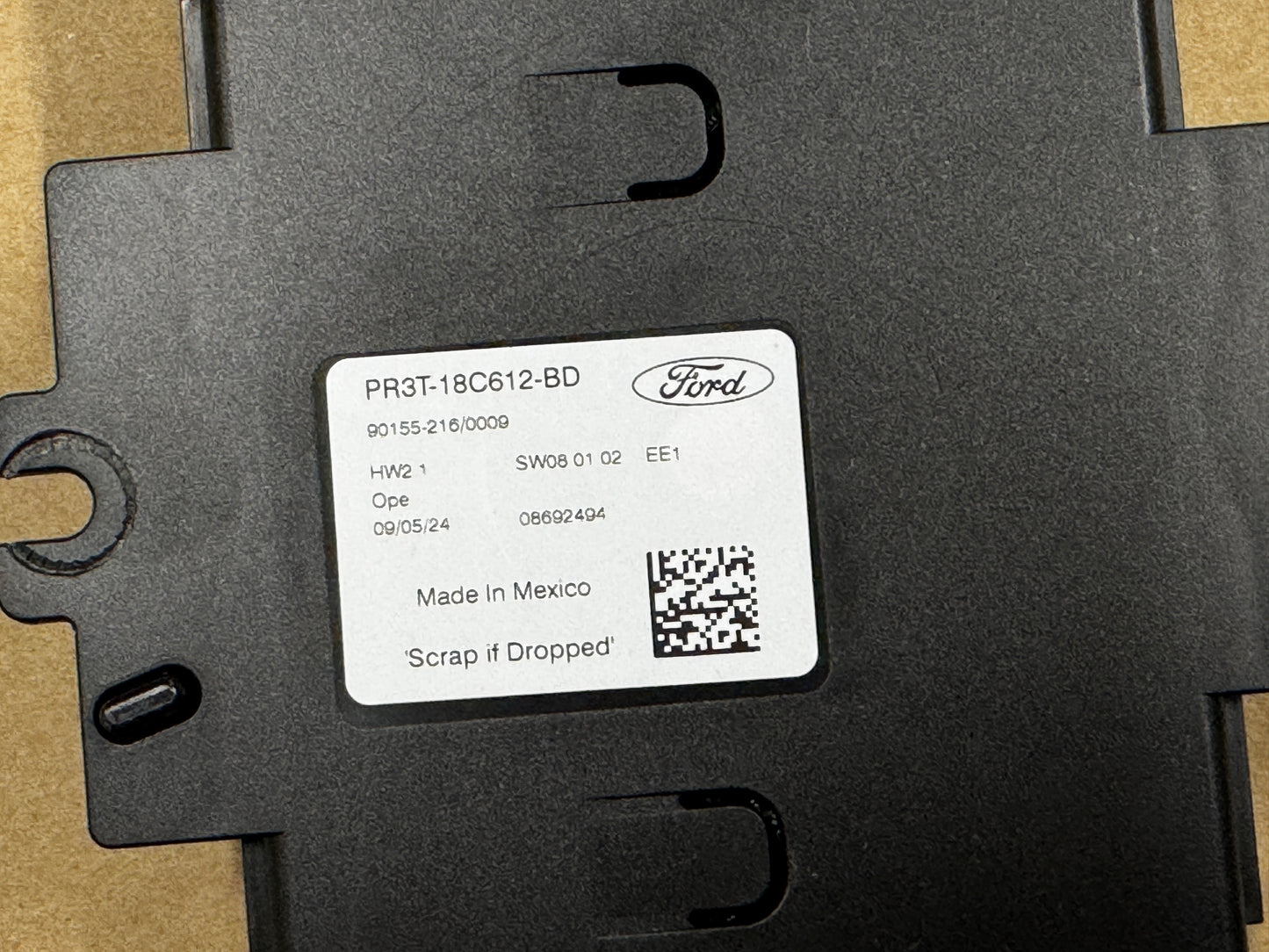 2024-2025 Mustang S650 Ford Temperature Climate Control Module PR3T-18C612-BD