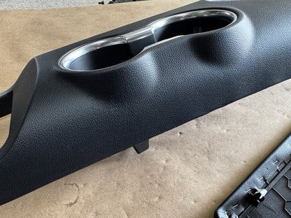 2018-2023 Mustang GT Center Console Top Interior Trim Pieces Leather Grey Stitch