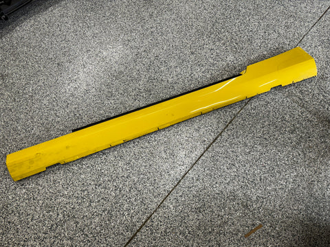 2010-2015 Chevrolet Camaro SS LH Driver Side Skirt Molding Yellow" - OEM