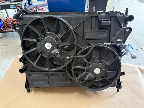 2018-2023 Ford Mustang GT 5.0L Radiator Fan Assembly A/C Condenser Trans Cooler