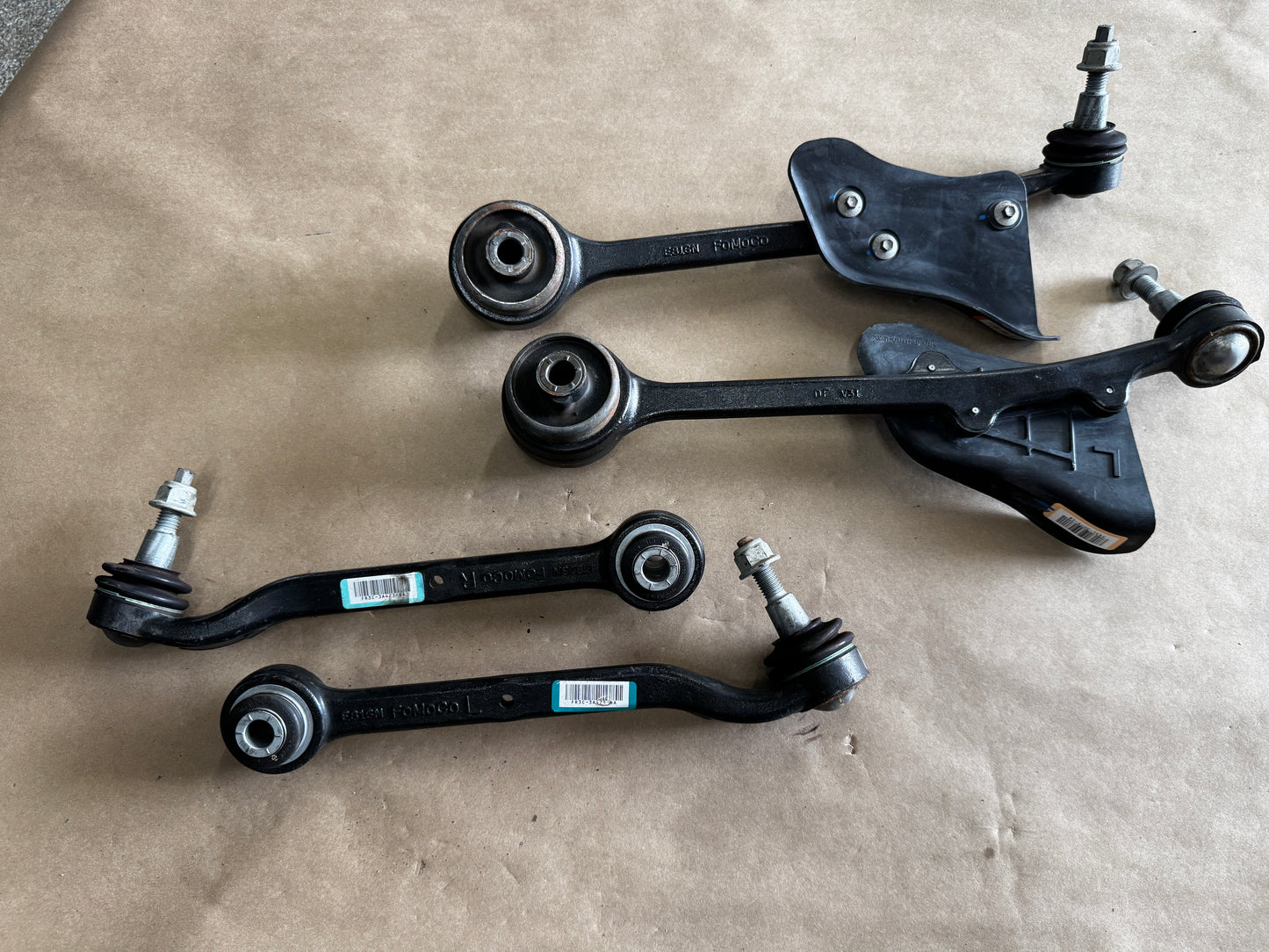 2015-2023 Ford Mustang GT RH LH Side Front Control Arms Frontward Rearward PP1 8k Mi