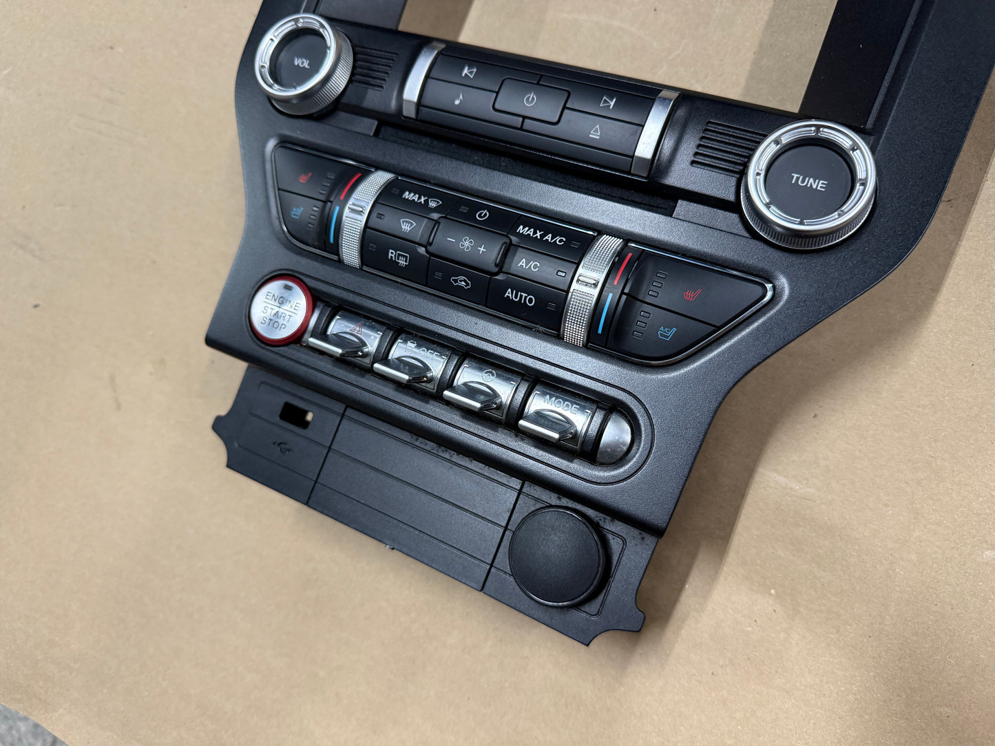 2018-2023 Ford Mustang GT Face Plate Premium Radio 8 inch Trim Piece