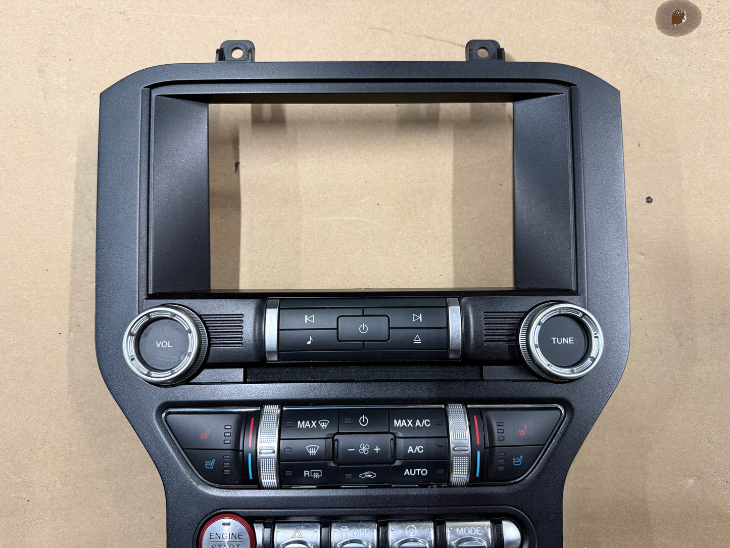 2018-2023 Ford Mustang GT Face Plate Premium Radio 8 inch Trim Piece