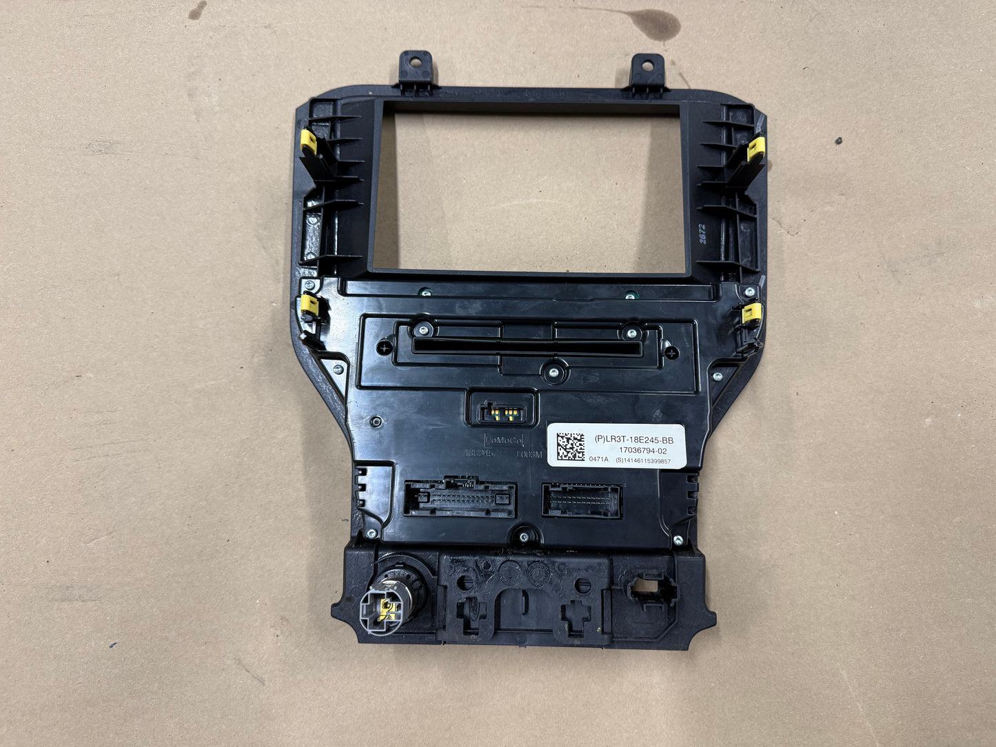 2018-2023 Ford Mustang GT Face Plate Premium Radio 8 inch Trim Piece