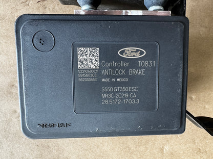 2022 Mustang Mach One ABS Module Controller Anti-Lock Brakes Man.  MR3C-2C219-CA