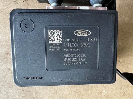 2022 Mustang Mach One ABS Module Controller Anti-Lock Brakes Man.  MR3C-2C219-CA