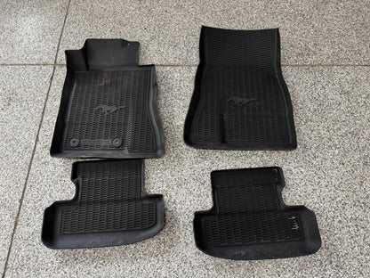 2015-2023 Ford Mustang Rubber Front & Rear Floor Mats