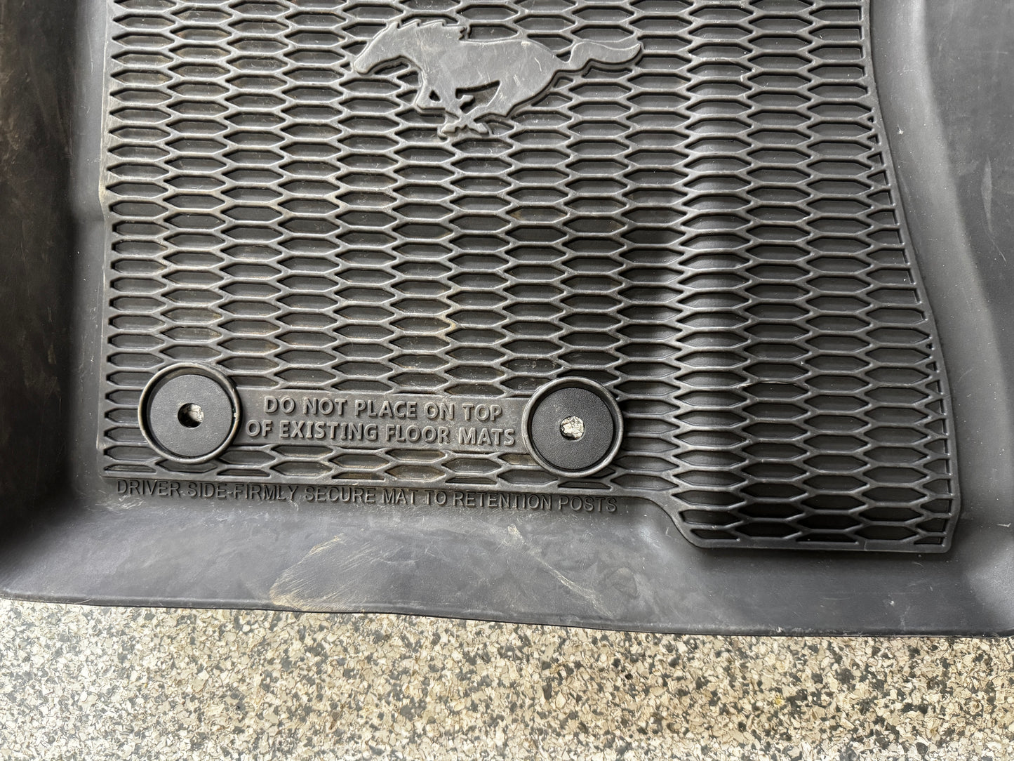 2015-2023 Ford Mustang Rubber Front & Rear Floor Mats