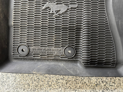 2015-2023 Ford Mustang Rubber Front & Rear Floor Mats