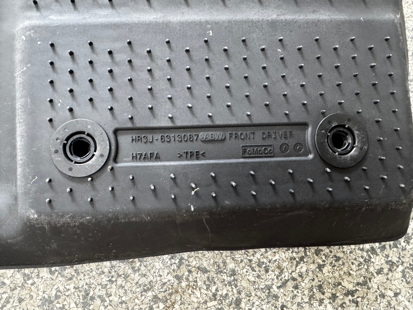 2015-2023 Ford Mustang Rubber Front & Rear Floor Mats