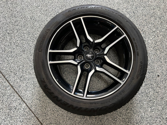 2018-2023 Ford Mustang GT 5.0 18x8" Wheel Rim Continental 235/50/18