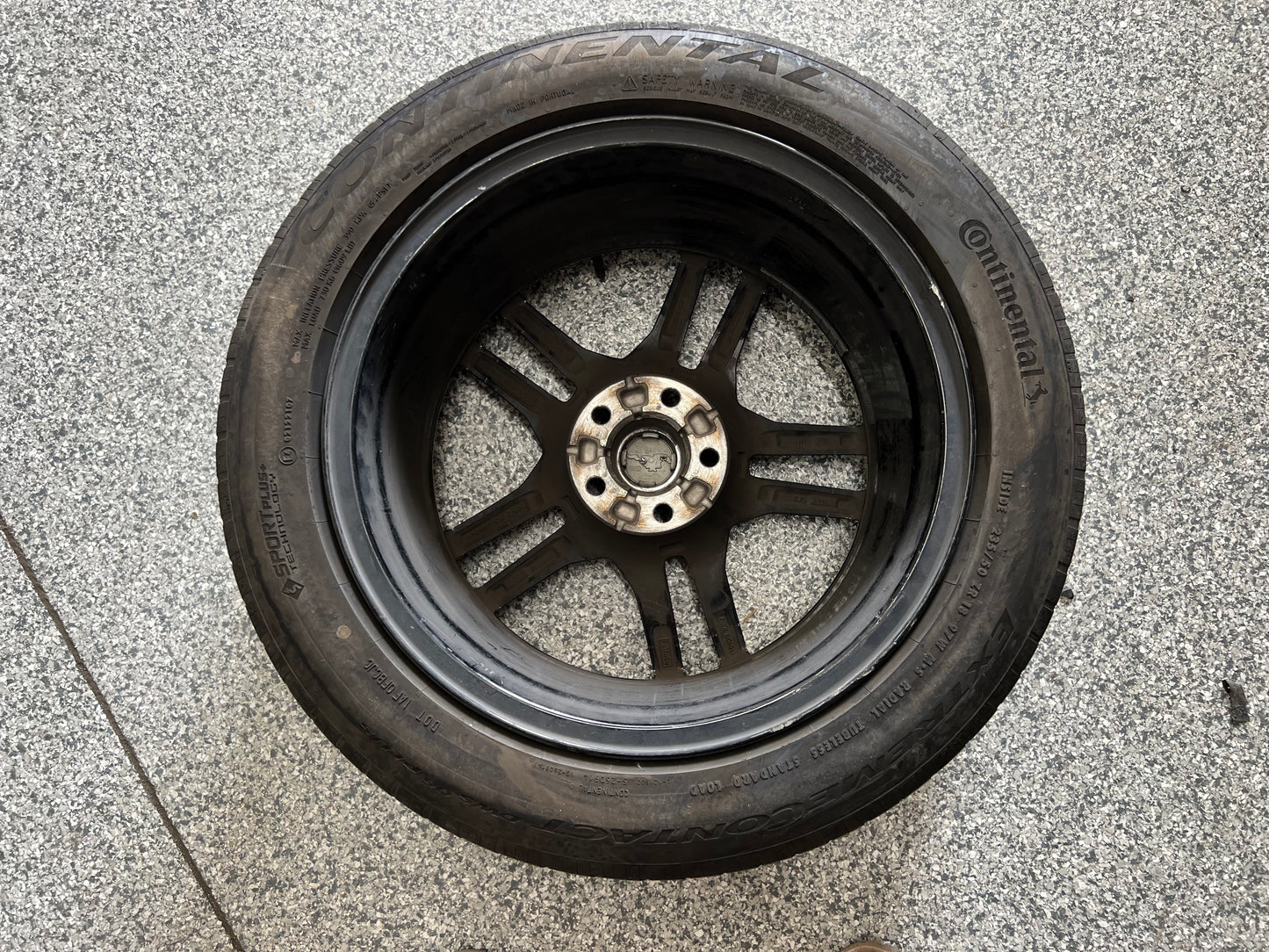 2018-2023 Ford Mustang GT 5.0 18x8" Wheel Rim Continental 235/50/18