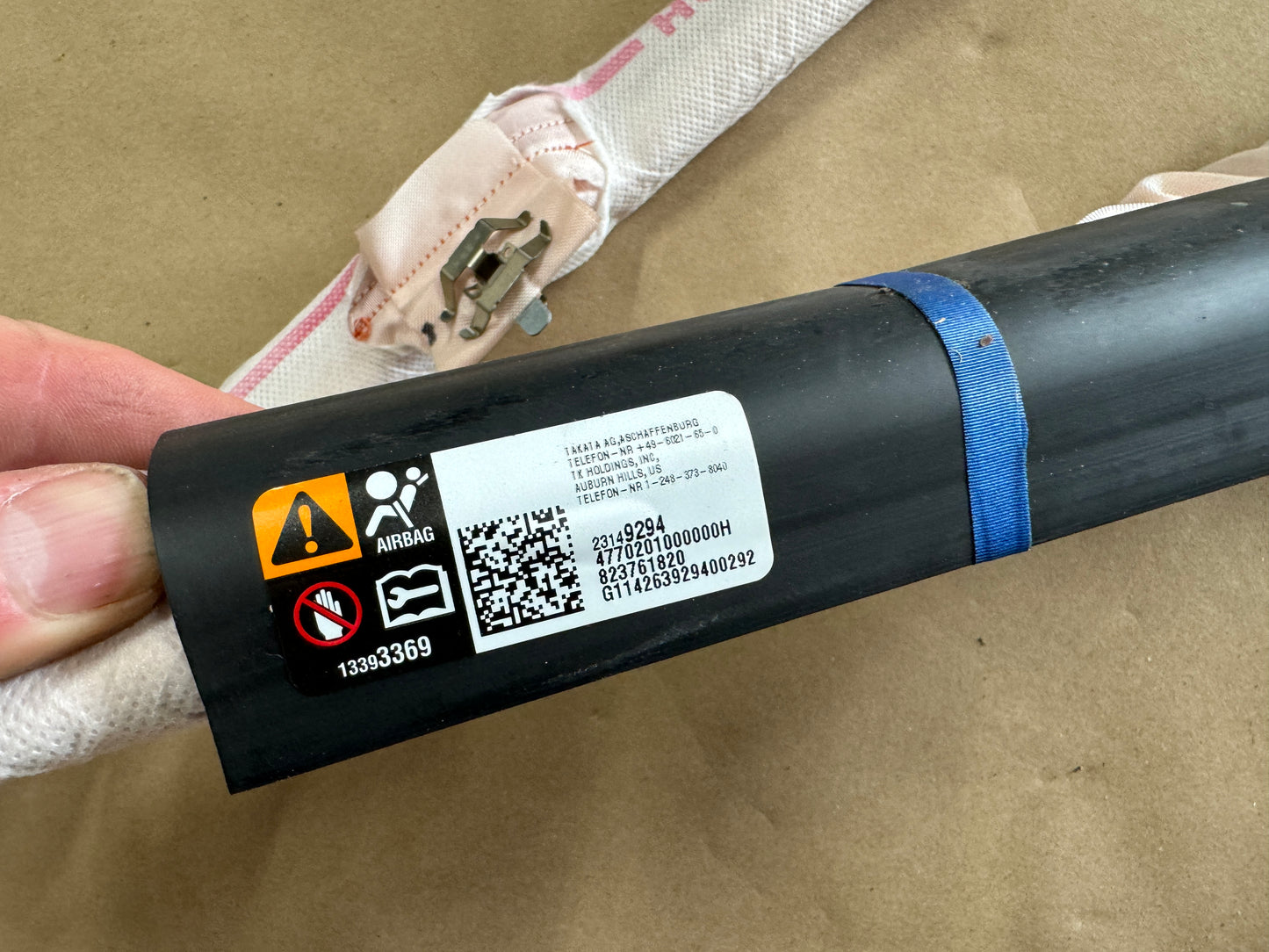 2010-2015 Camaro RH Passenger Curtain Roof Air Bag OEM