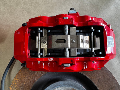 2015-2023 Mustang GT Mach 1 Front 6 Piston BREMBO Brake Calipers Rotors 8k mi