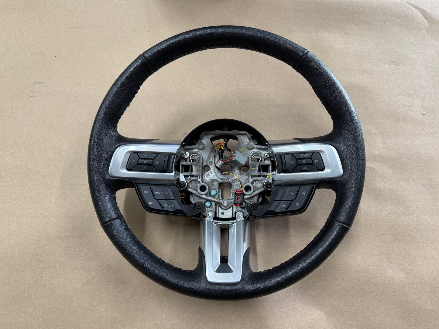 2015-2017 Ford Mustang GT Leather Steering Wheel "Manual"