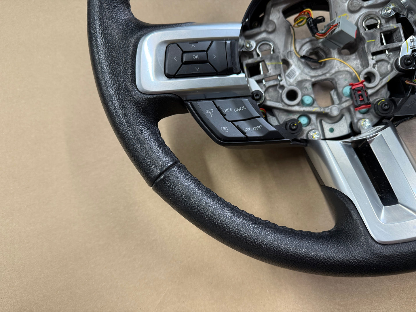 2015-2017 Ford Mustang GT Leather Steering Wheel "Manual"