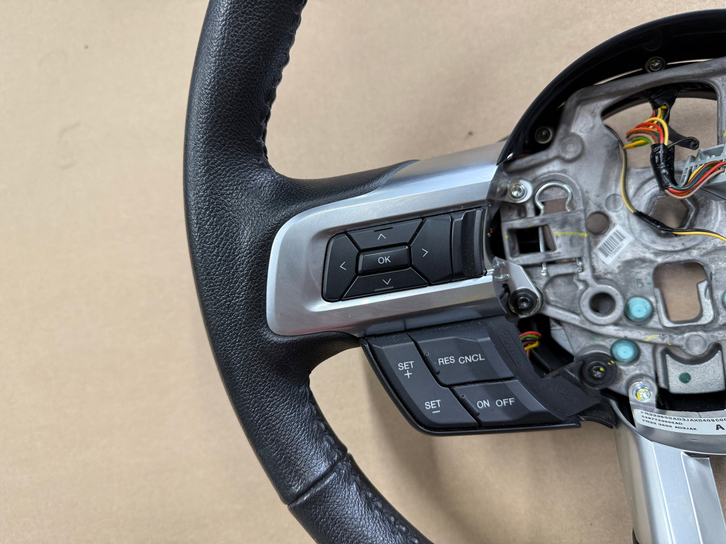 2015-2017 Ford Mustang GT Leather Steering Wheel "Manual"