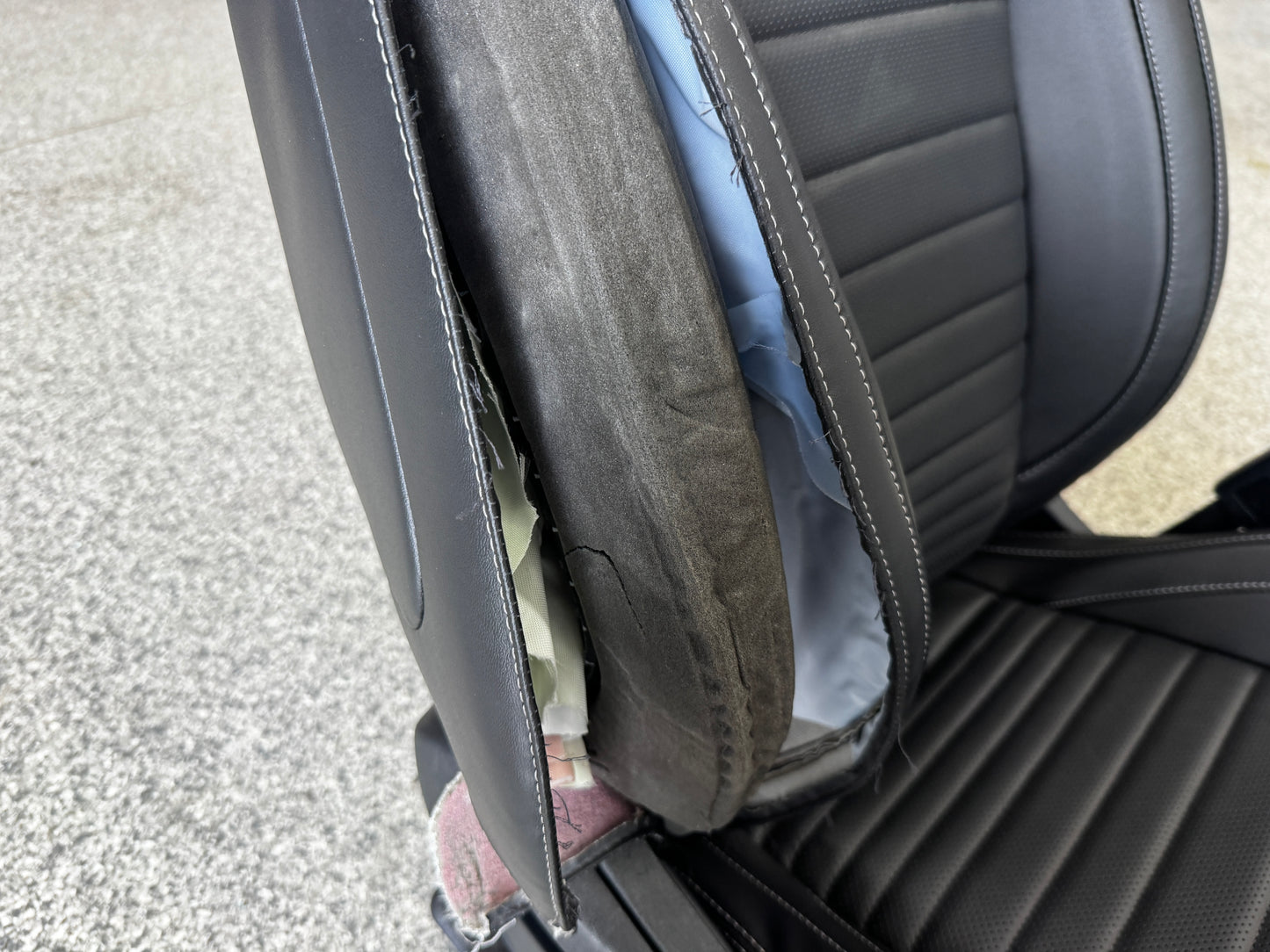 2018-2023 Ford Mustang Mach One RH Passenger Seat Black Leather Heated Cooled