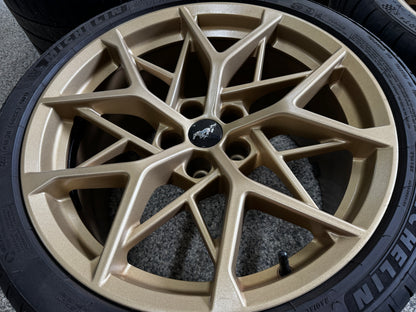 2021-2023 Mustang Mach One Wheels Bronze 19x10.5 19x11 Michelin Pilot Sports 4S