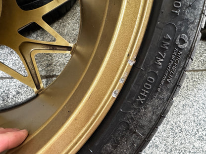 2021-2023 Mustang Mach One Wheels Bronze 19x10.5 19x11 Michelin Pilot Sports 4S