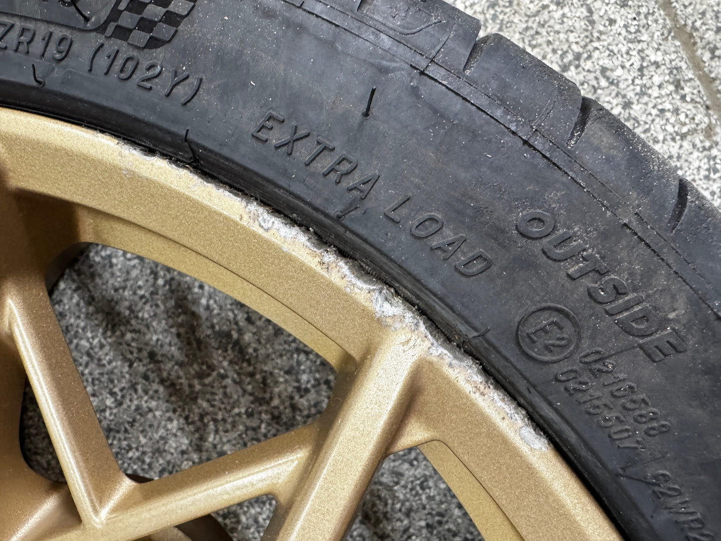 2021-2023 Mustang Mach One Wheels Bronze 19x10.5 19x11 Michelin Pilot Sports 4S