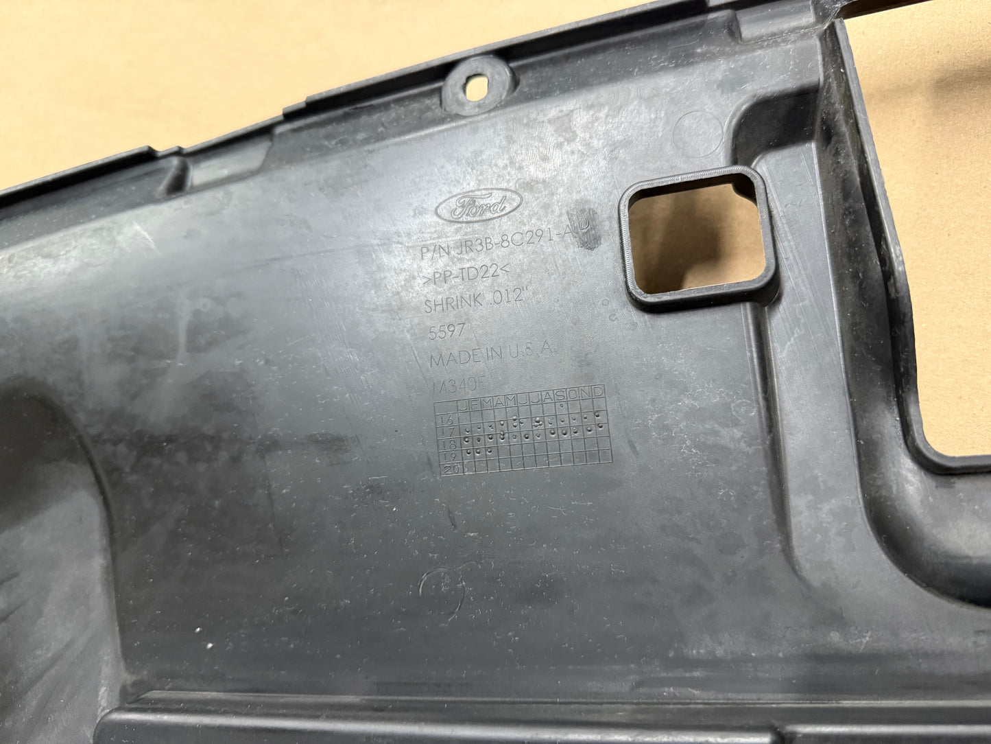 2018-2023 Ford Mustang GT Upper Radiator Plastic Cover