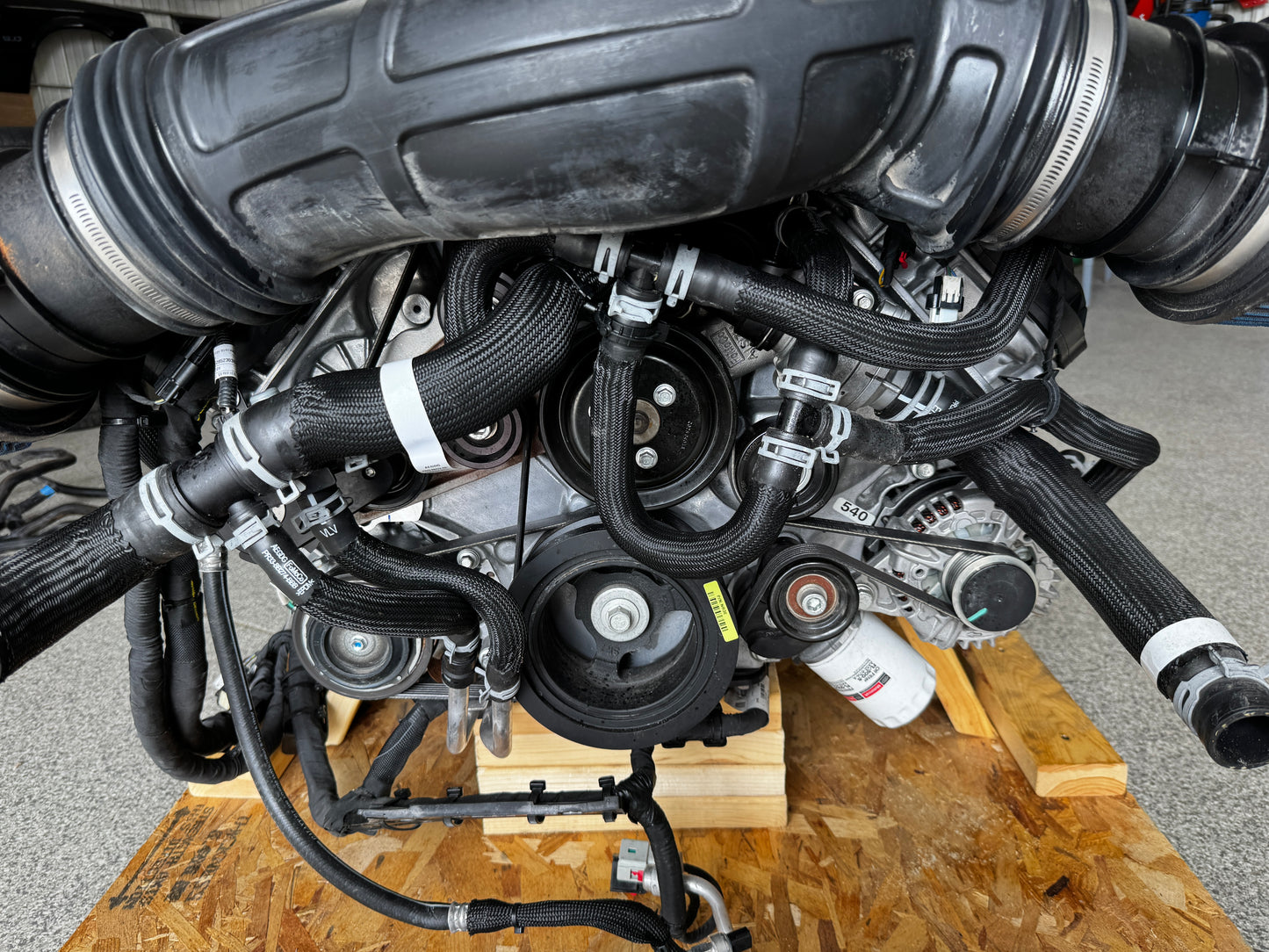 2025 Mustang 5.0 Coyote Gen 4 VMP Supercharged Engine Drivetrain 10R80 650 5k Mi