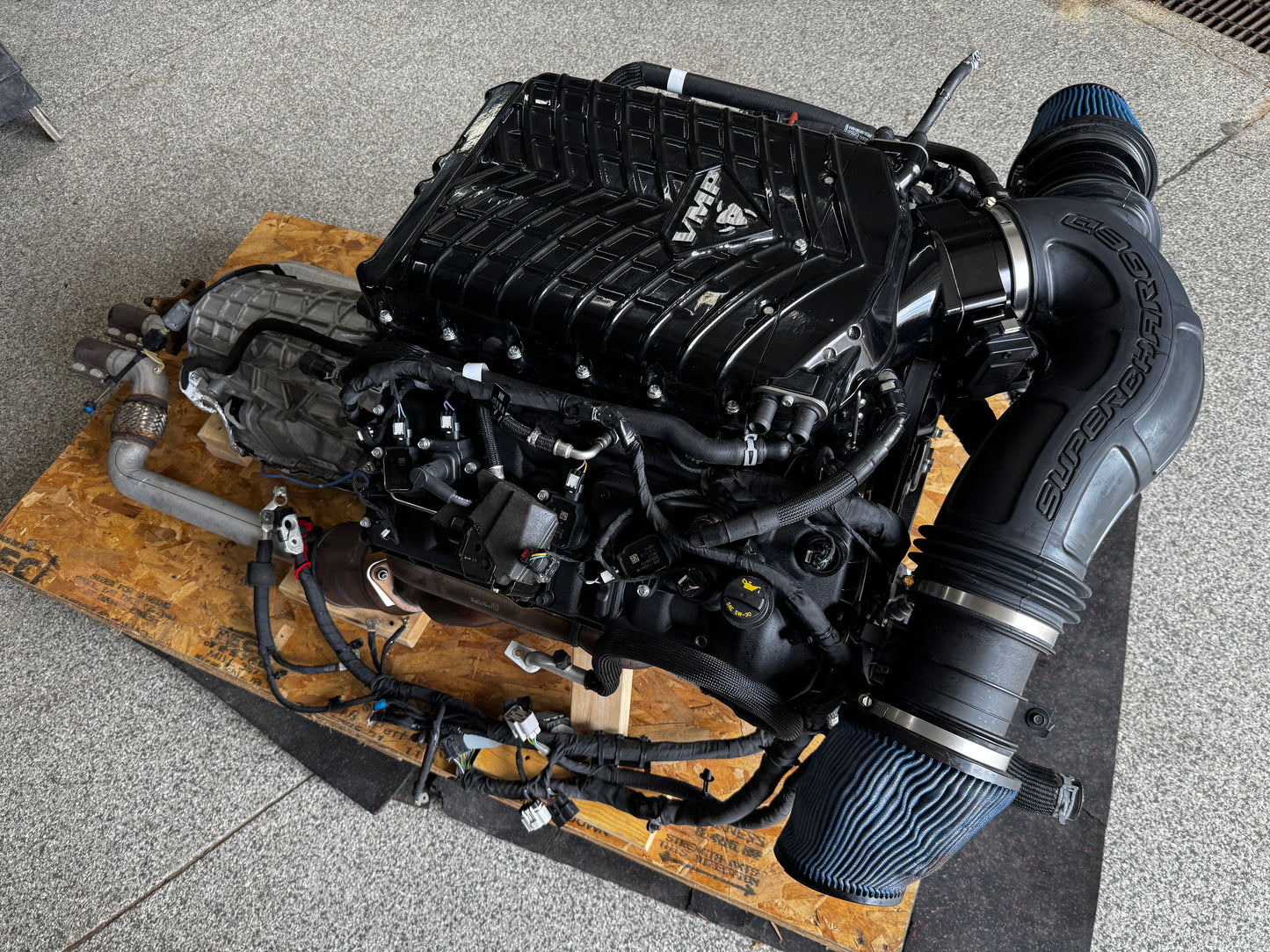 2025 Mustang 5.0 Coyote Gen 4 VMP Supercharged Engine Drivetrain 10R80 650 5k Mi