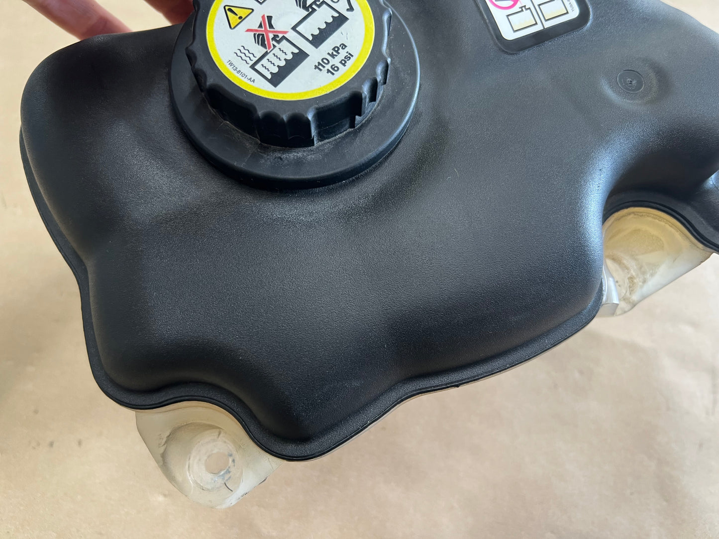2007-2009 Mustang GT GT500 V8 Coolant Overflow Tank - OEM