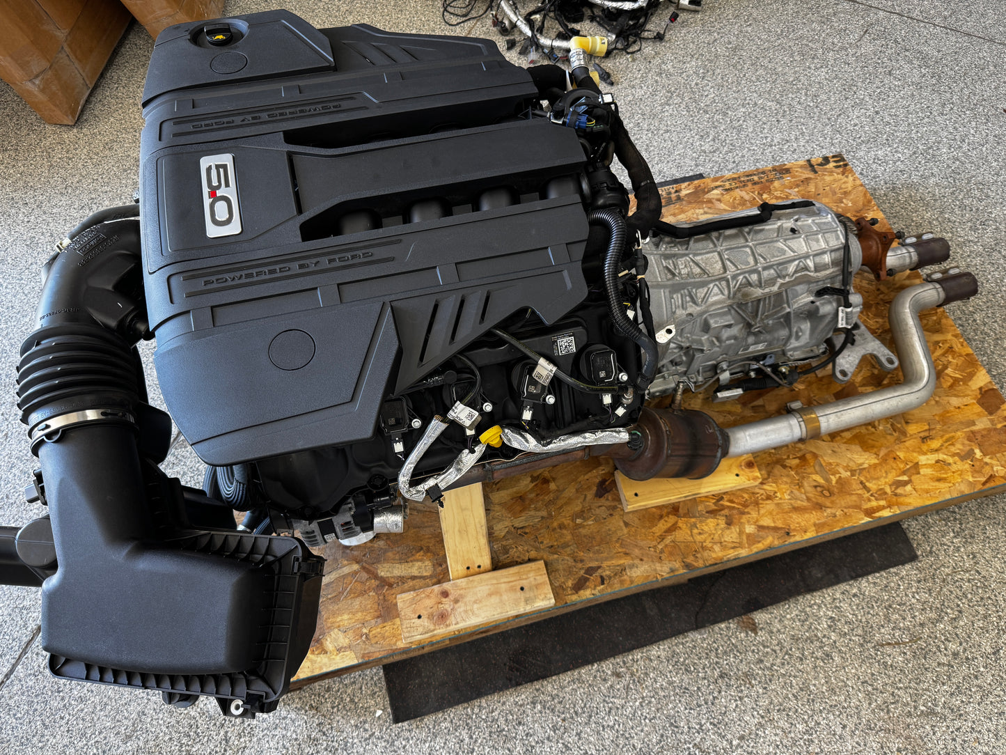 2021 Mustang 5.0 Coyote Gen 3 Engine Drivetrain 10R80 Automatic Auto 34k mi