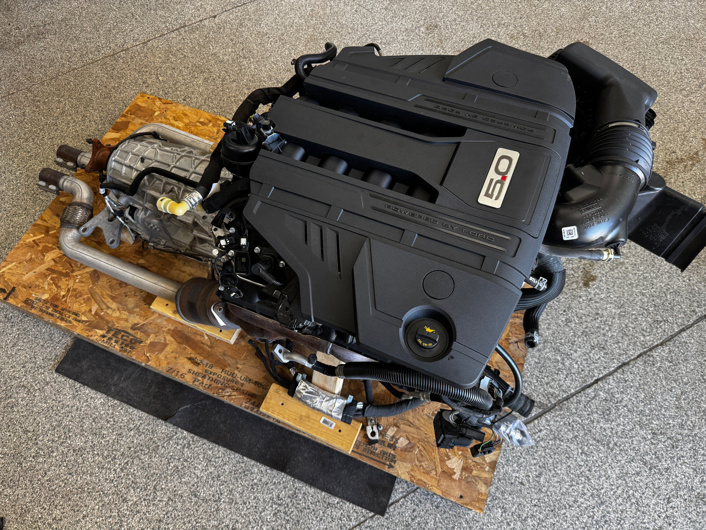 2021 Mustang 5.0 Coyote Gen 3 Engine Drivetrain 10R80 Automatic Auto 34k mi