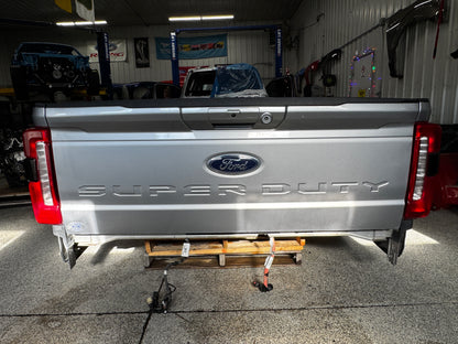 2023-2026 Ford F-250 Super Duty Bed Box 6'9" OEM Tailgate Tail Lights JS Silver
