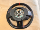 2015-2017 Mustang GT350 R Leather Suede Steering Wheel Black "Manual" - OEM