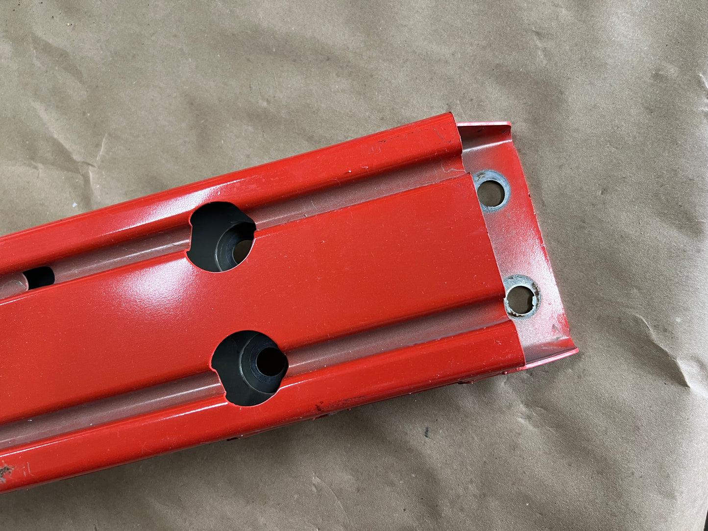 2015-2017 Ford Mustang GT Front Bumper Support Reinforcement Orange