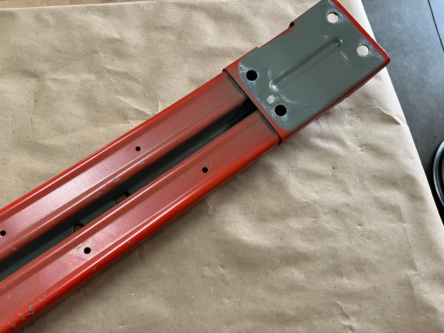 2015-2017 Ford Mustang GT Front Bumper Support Reinforcement Orange