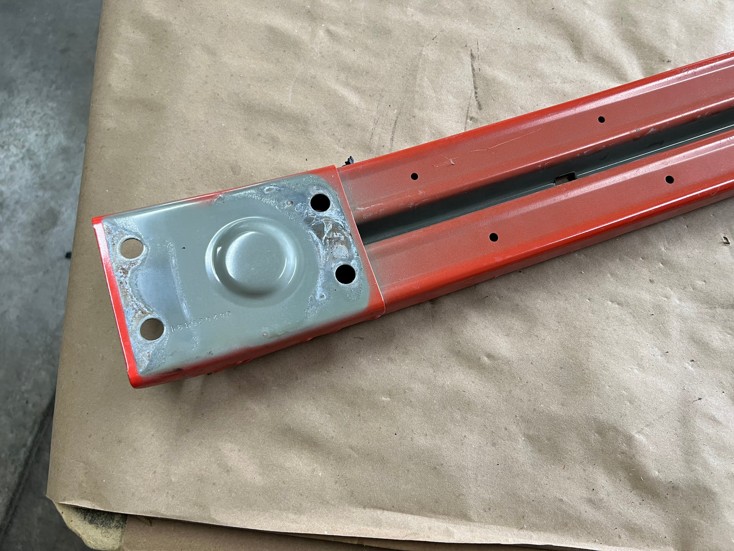 2015-2017 Ford Mustang GT Front Bumper Support Reinforcement Orange