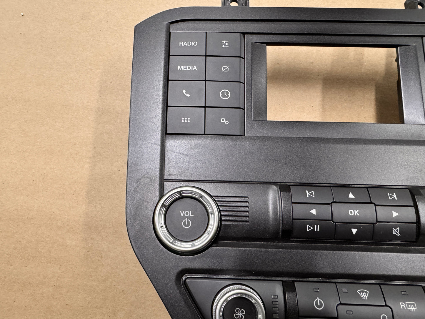 2018-2023 Ford Mustang GT Face Plate Radio Trim Piece