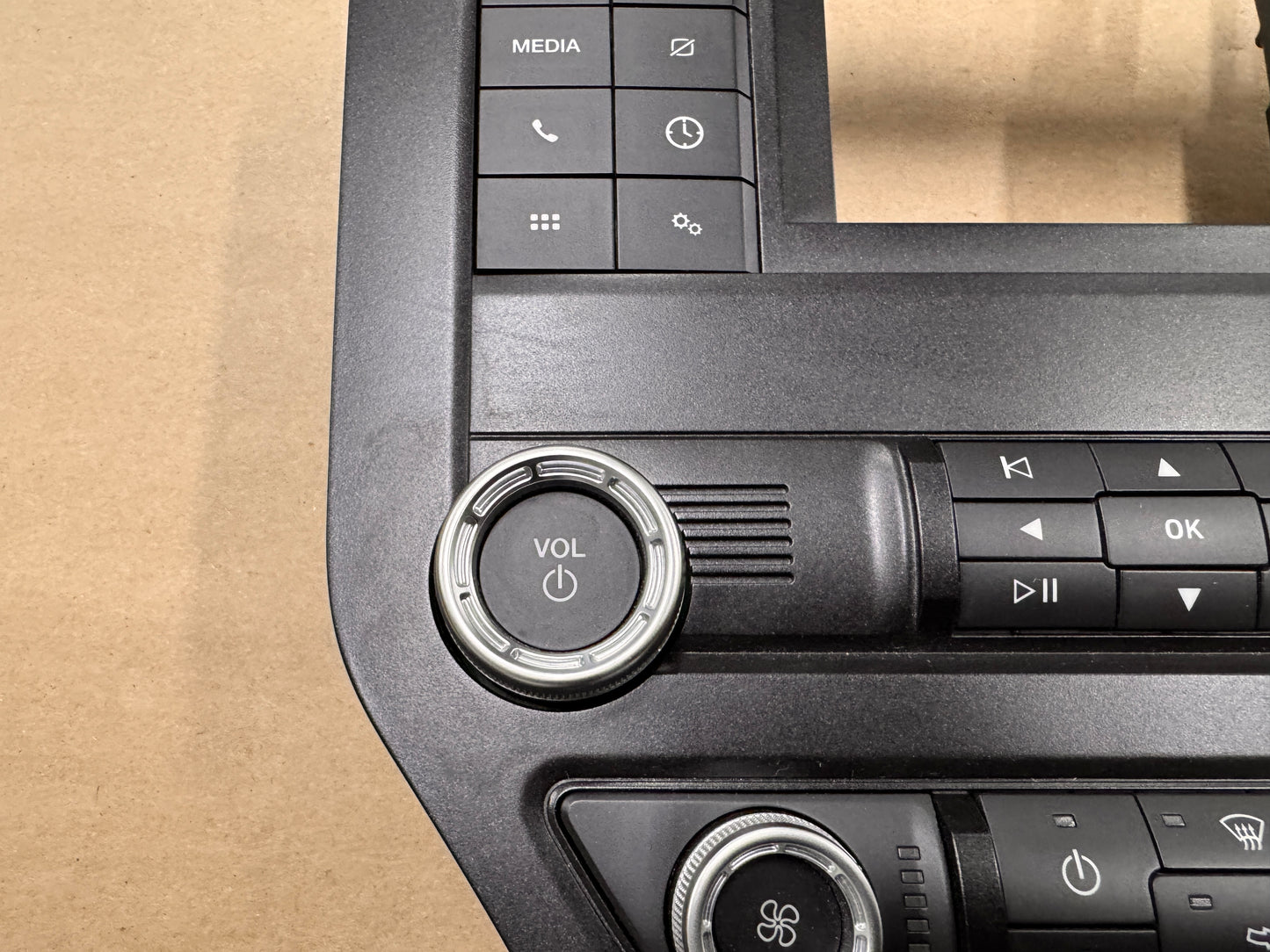 2018-2023 Ford Mustang GT Face Plate Radio Trim Piece