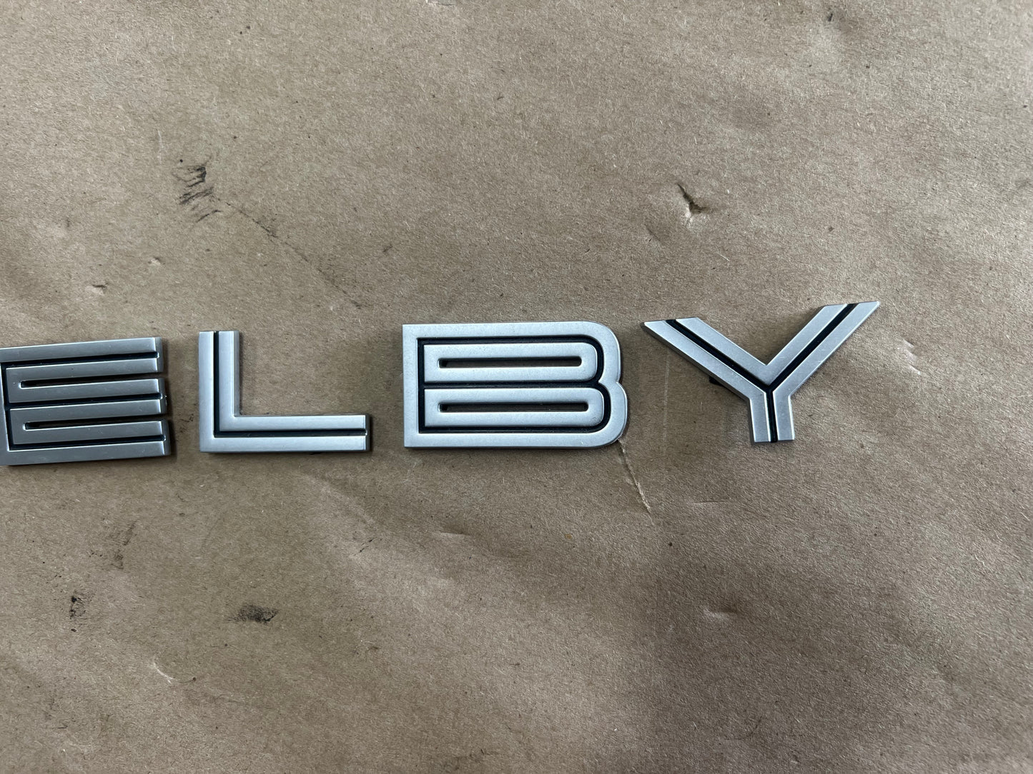 2007-2014 Ford Mustang Shelby GT500 Decklid Shelby Trunk Letters Emblems