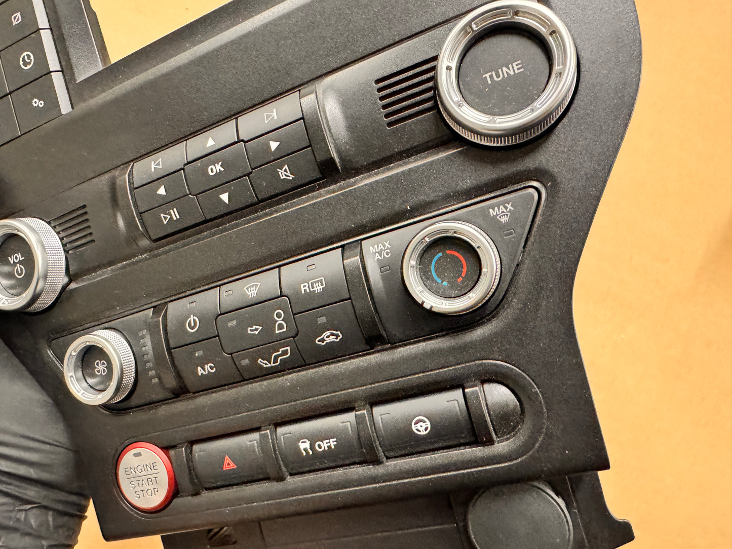 2018-2023 Ford Mustang GT Face Plate Radio Trim Piece
