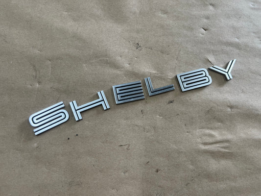 2007-2014 Ford Mustang Shelby GT500 Decklid Shelby Trunk Letters Emblems